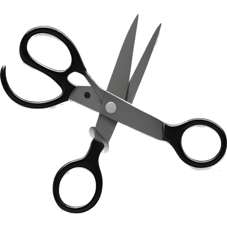 Two scissors cutting each other emoji