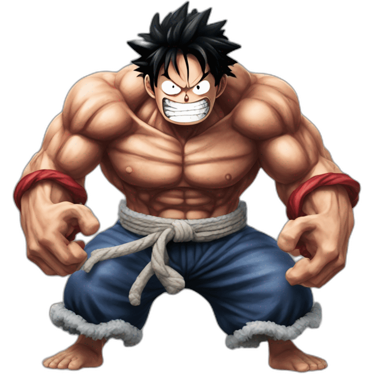 Luffy gear 4 emoji