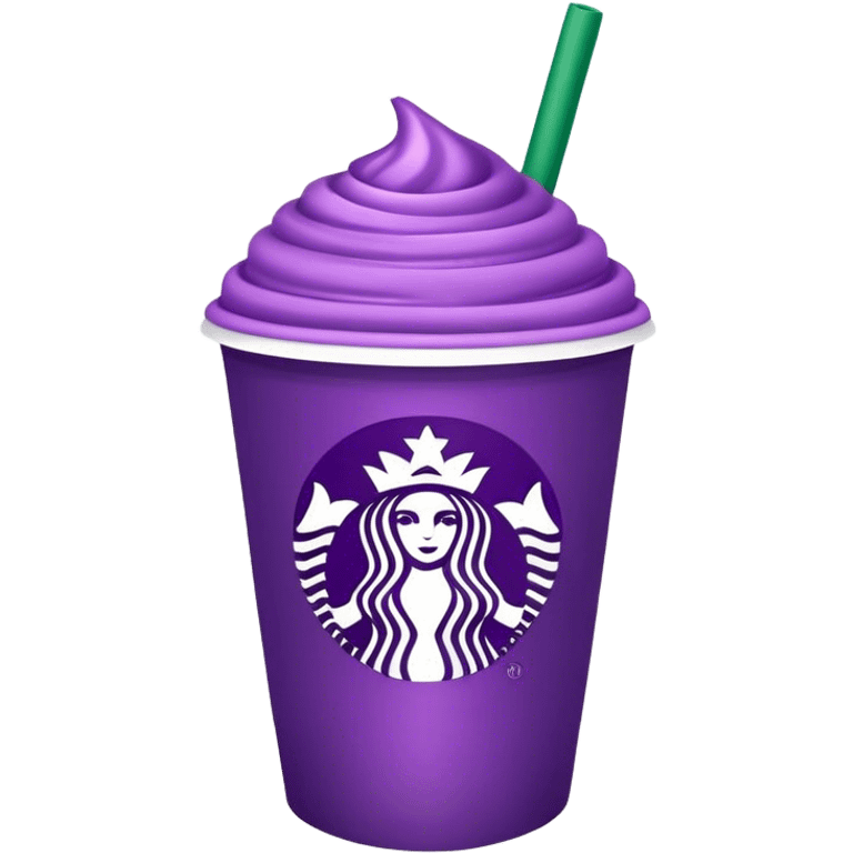 Purple Starbucks  emoji