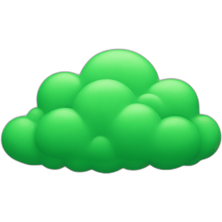 green cloud emoji