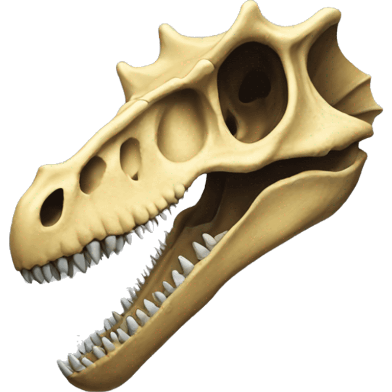 Spinosaurus skull emoji