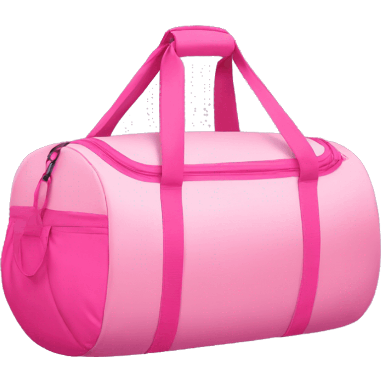 gym bag pink emoji