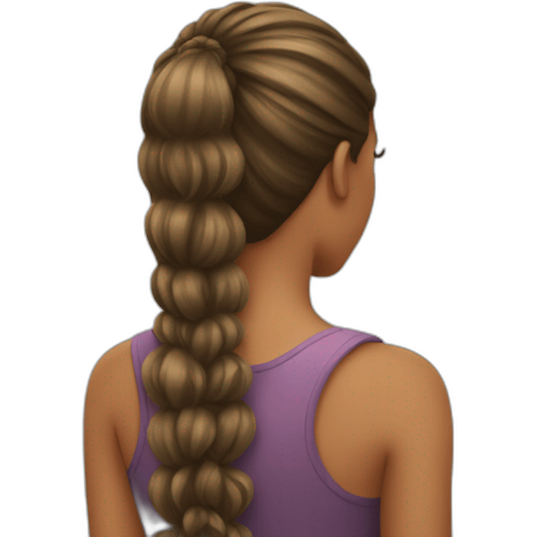 Girl from the back emoji