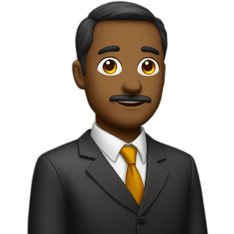 lawyer with question mark above head emoji