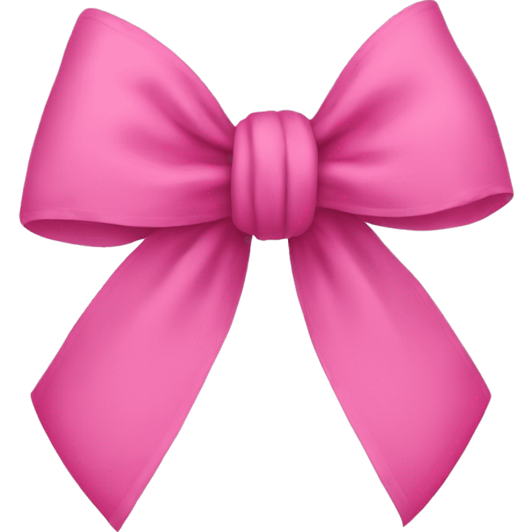 One singular pink bow emoji