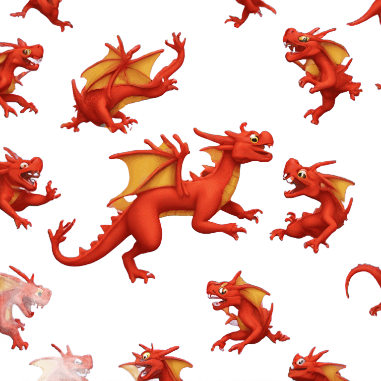 Dancing dragon emoji