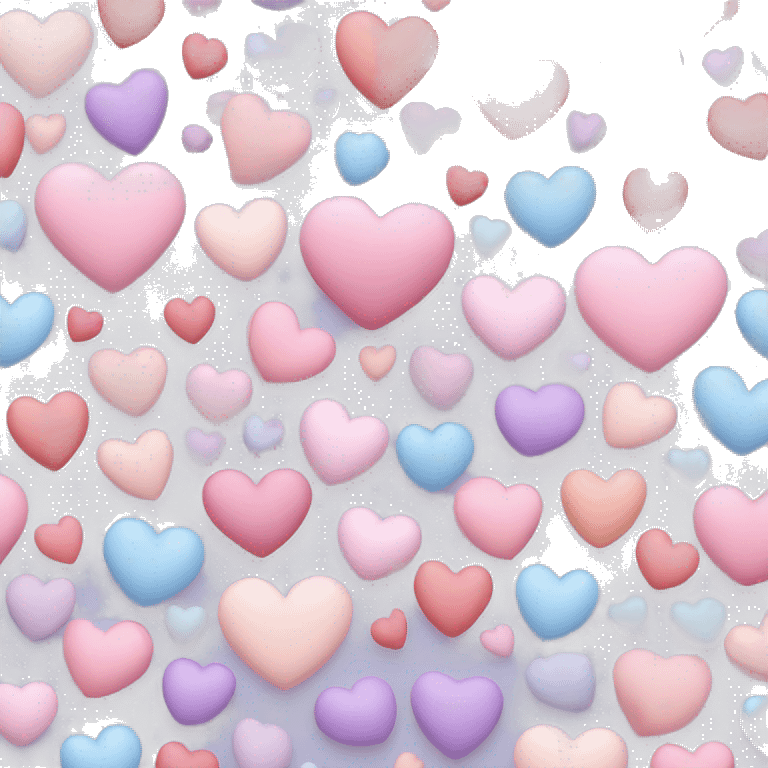 Pastel hearts  emoji