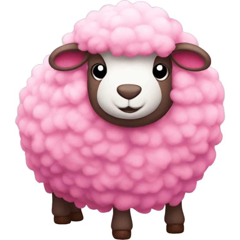 pink sheeps in love emoji