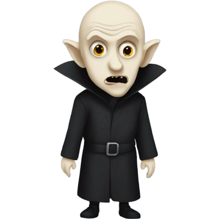 Guy sneaking up on nosferatu emoji