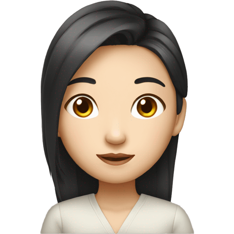 Chinese girl emoji