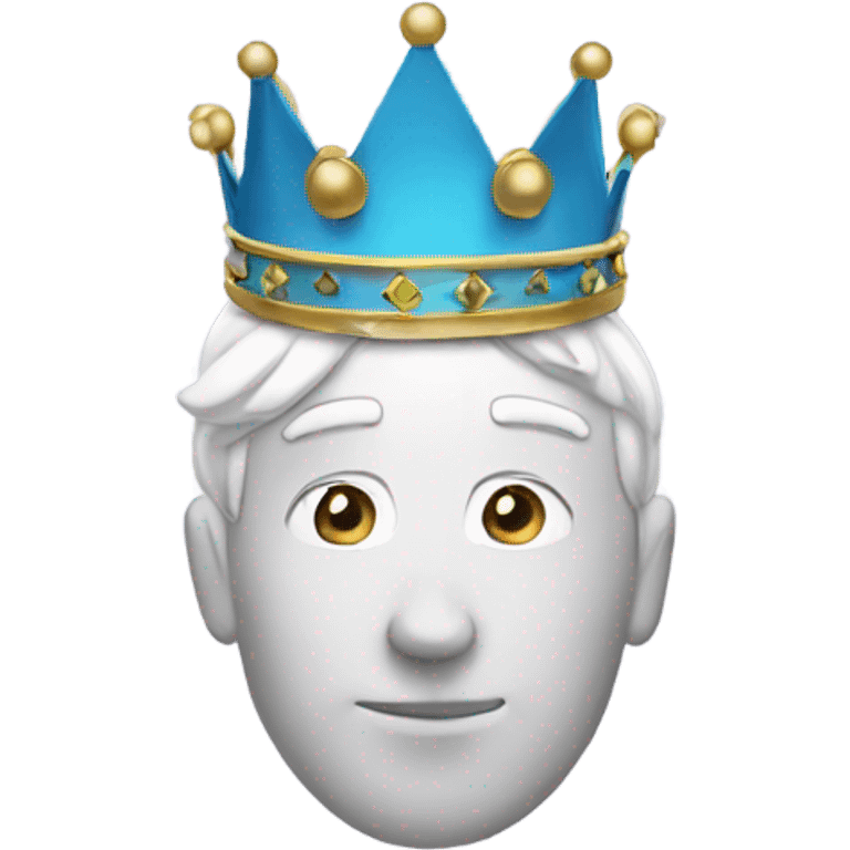 Me wearing a crown  emoji