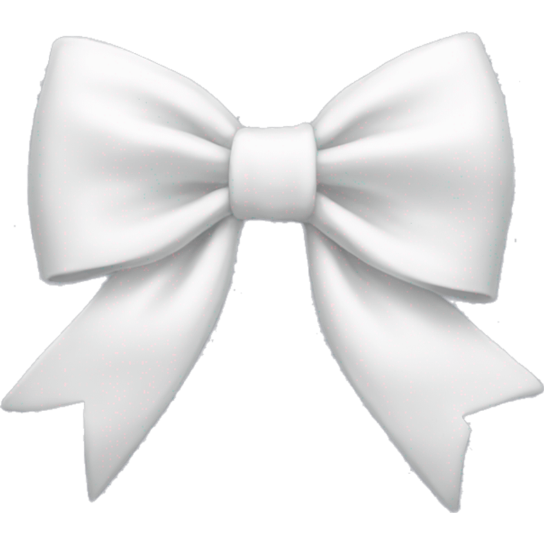 White bow emoji