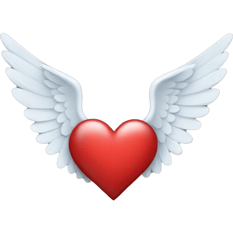 Heart with wings emoji