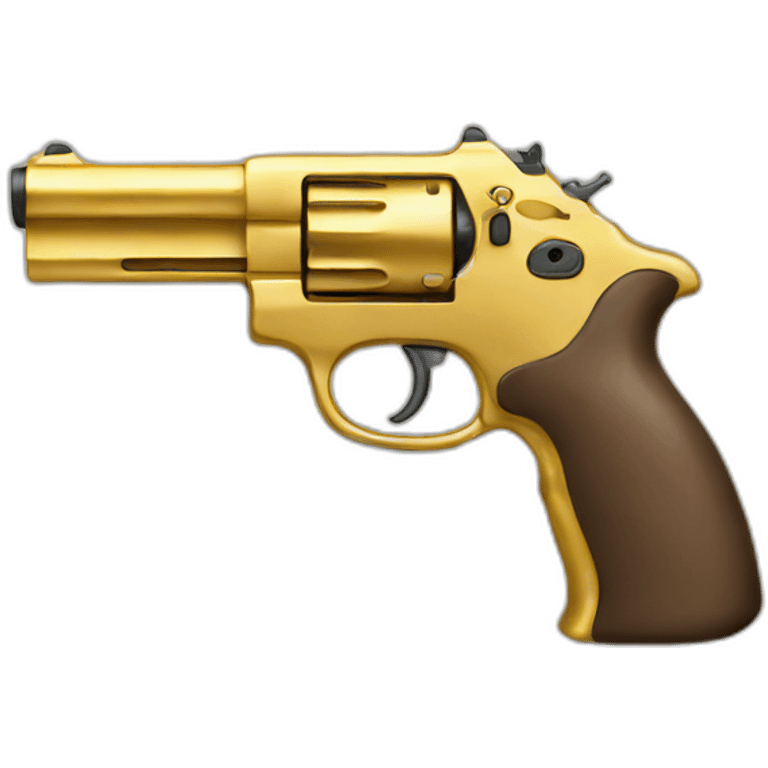 gold gun emoji