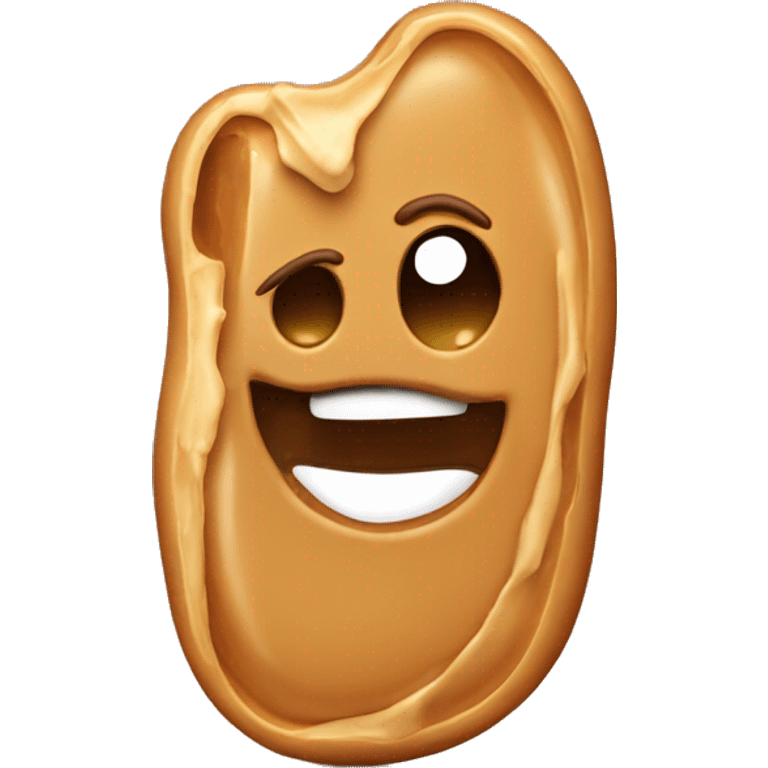 peanut butter with hole emoji