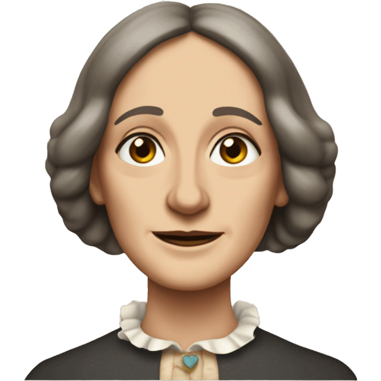 George Eliot (real name Mary Ann Evans) british writer emoji