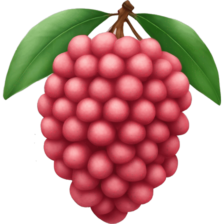 Lychee emoji