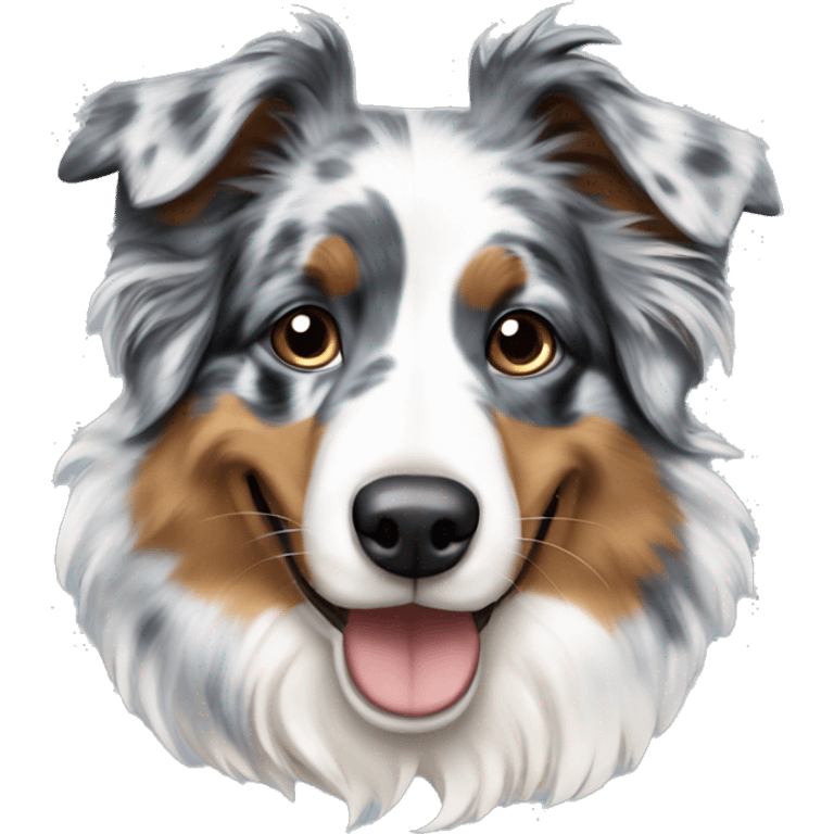 Blue Merle Aussie  emoji