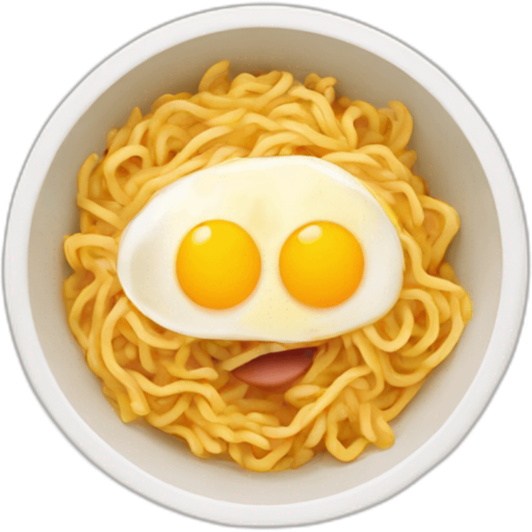 instant noodle with egg emoji