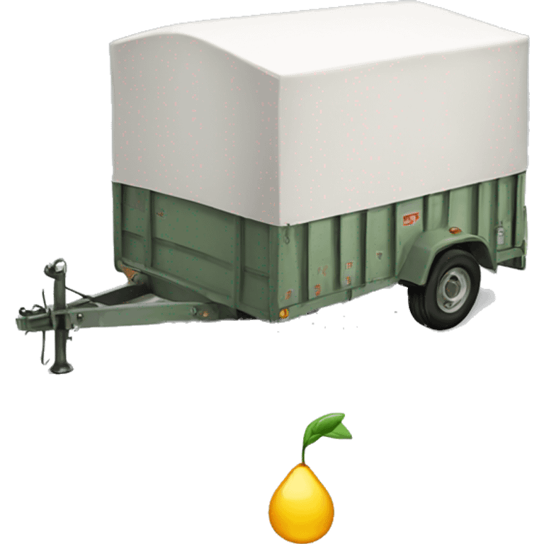 Cargo trailer  emoji