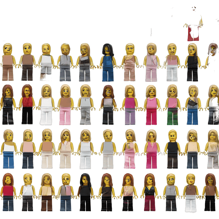 BRITNEY SPEARS whole body lego emoji