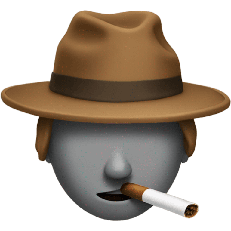 Blunt with a hat emoji