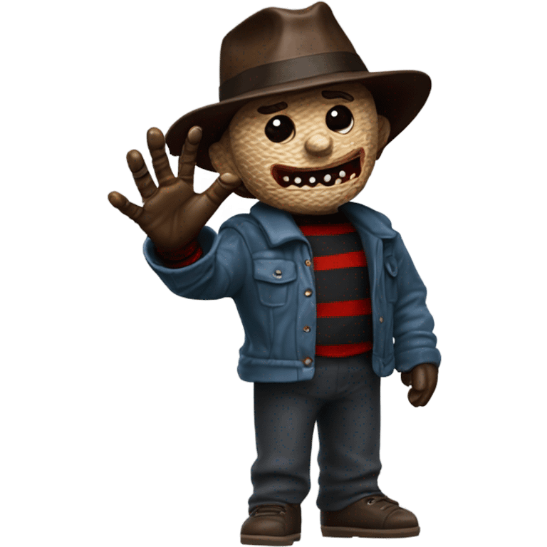 Freddy Krueger realistic with glove emoji