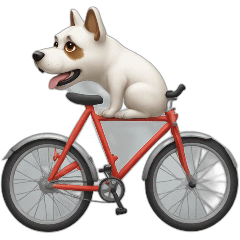 russia dog bike emoji