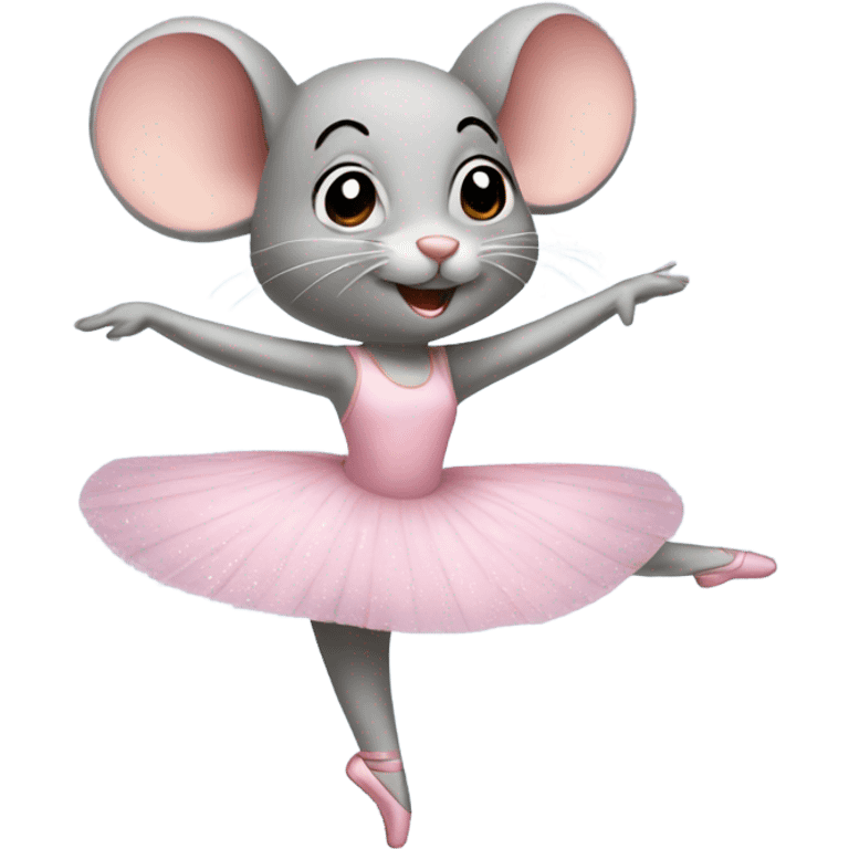 ballerina mouse emoji