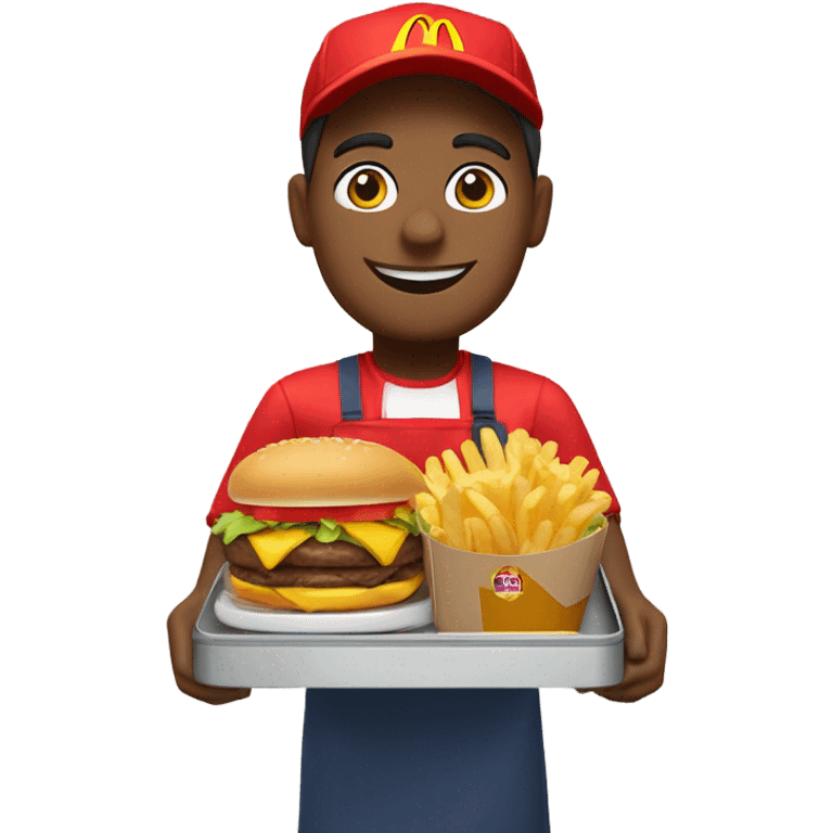 McDonald’s worker emoji