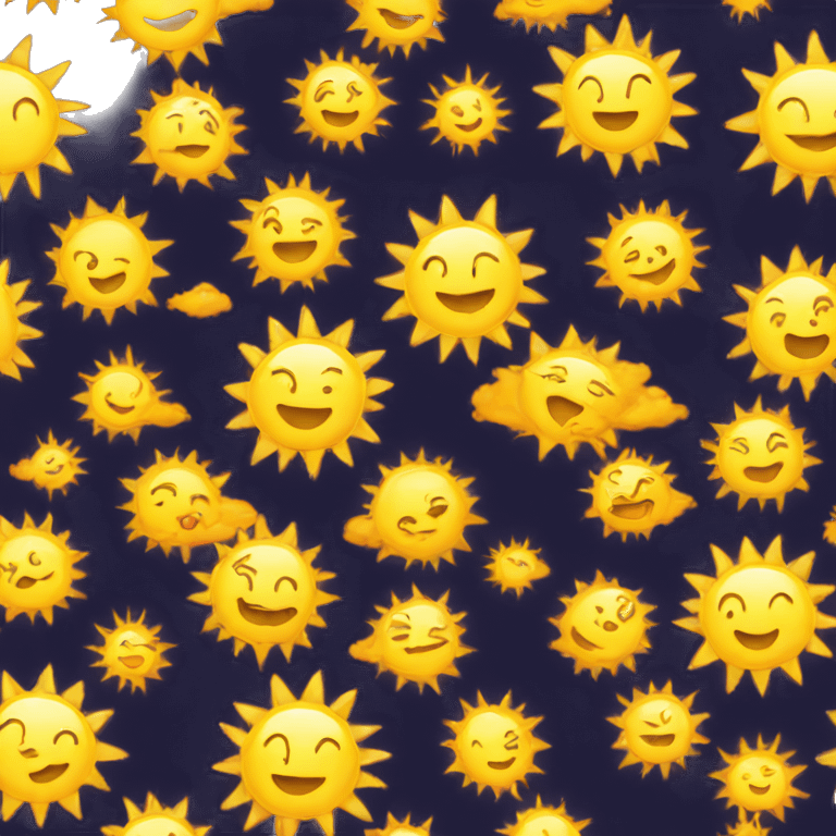 Baby and sun emoji