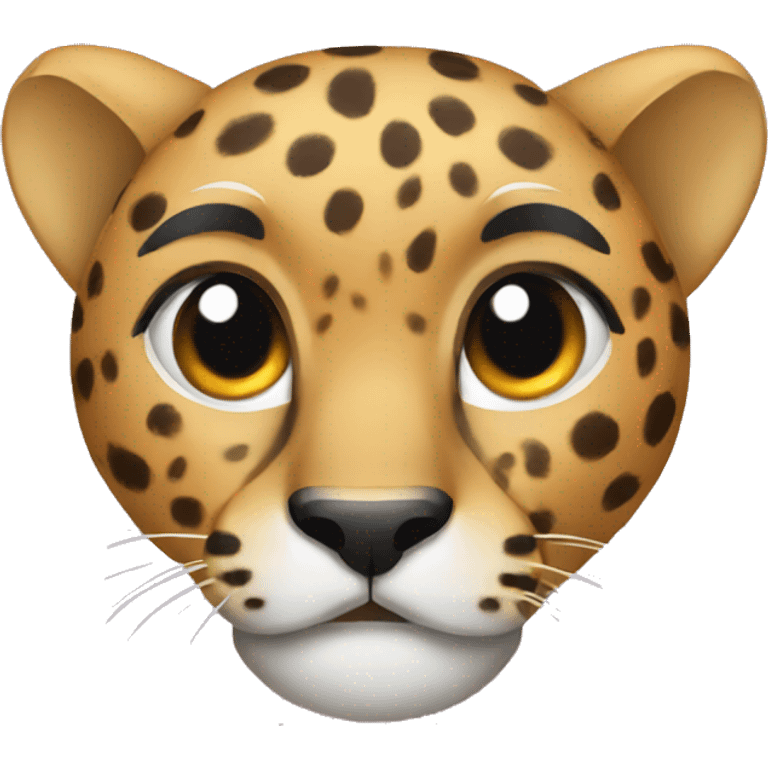 cheetah bow emoji