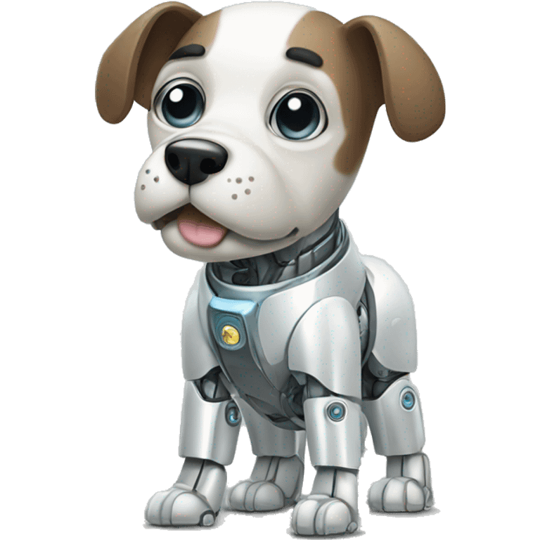 dog glass robot emoji