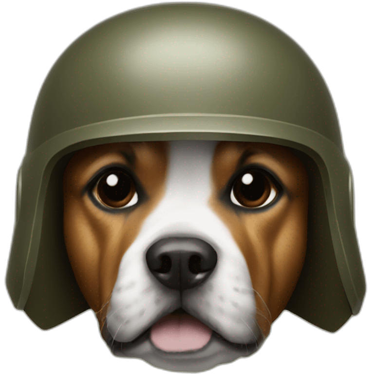 dog military helmet emoji