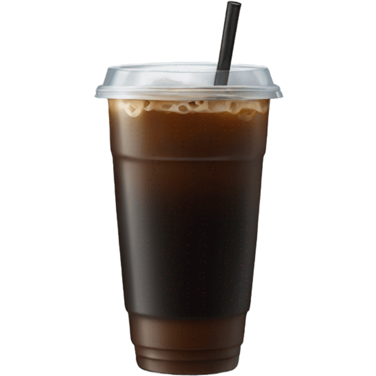 Iced black coffee  emoji