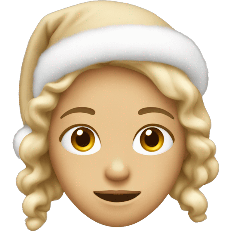 Christmas beige emoji