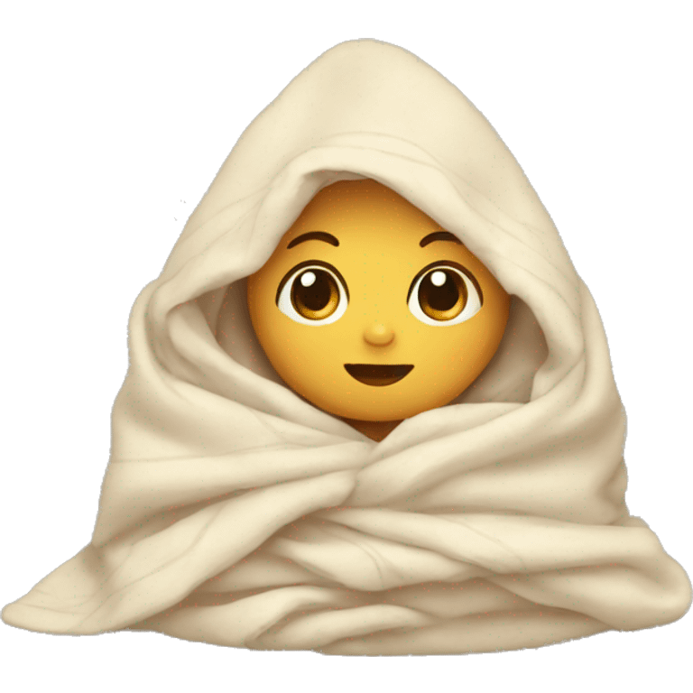 baby wrapped in a blanket emoji