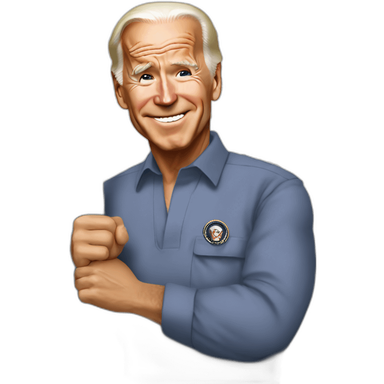 Joe Biden in prison funny emoji