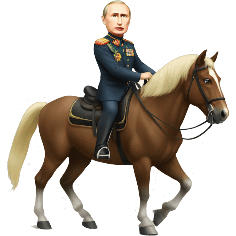  Putin on horseback emoji