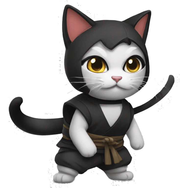  a ninja cat  emoji