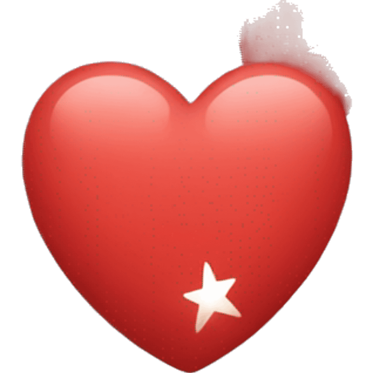 red heart with stars emoji