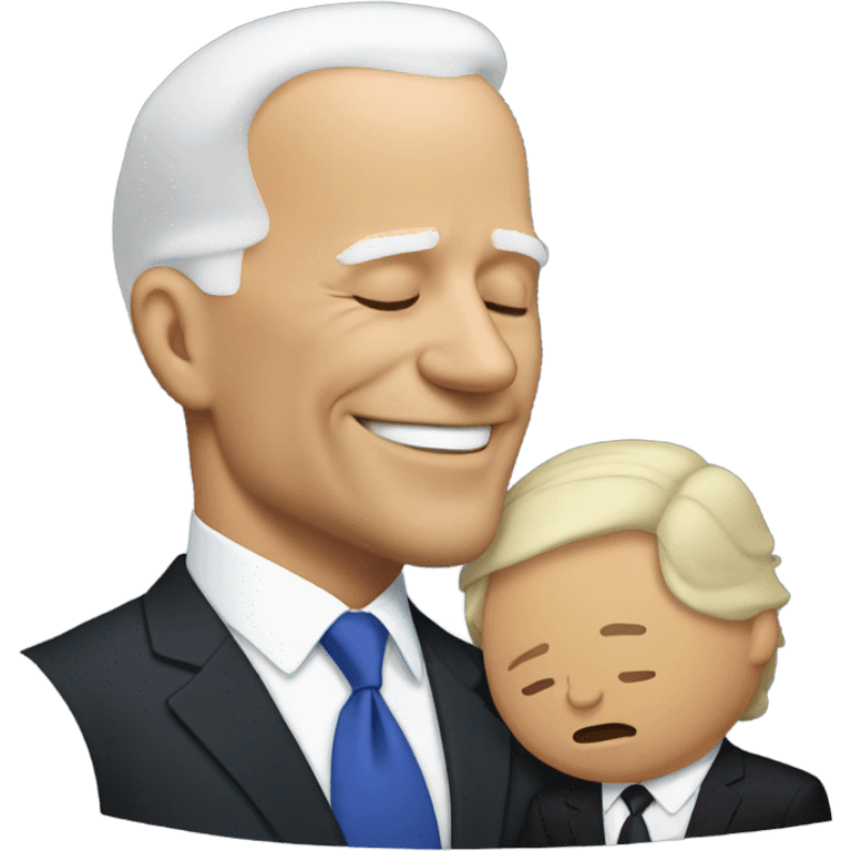 Joe Biden sleeping with a suit on emoji