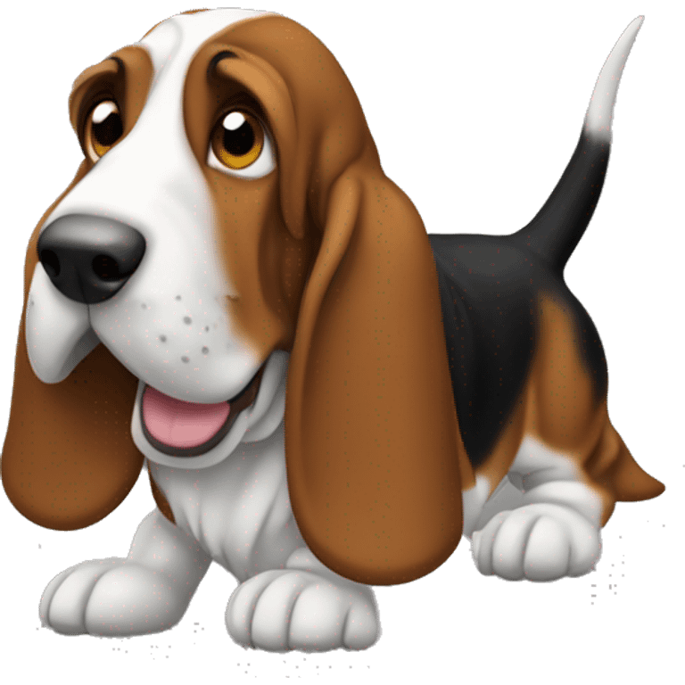 Basset hound emoji