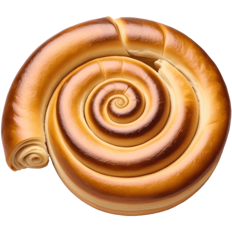 Cinematic delicate escargot pastry, spiral shape with layers of buttery dough, caramelized edges, rich golden-brown tones, elegant and inviting. emoji