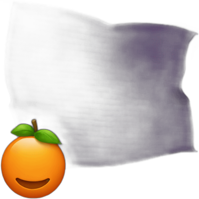 h LETTER orange emoji