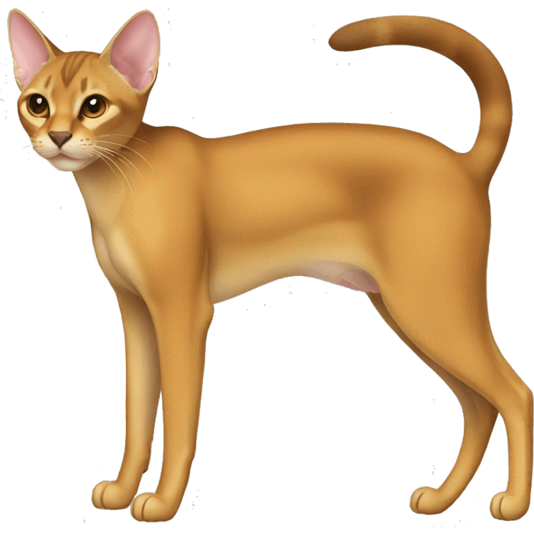 Chausie Cat Breed Full Body emoji