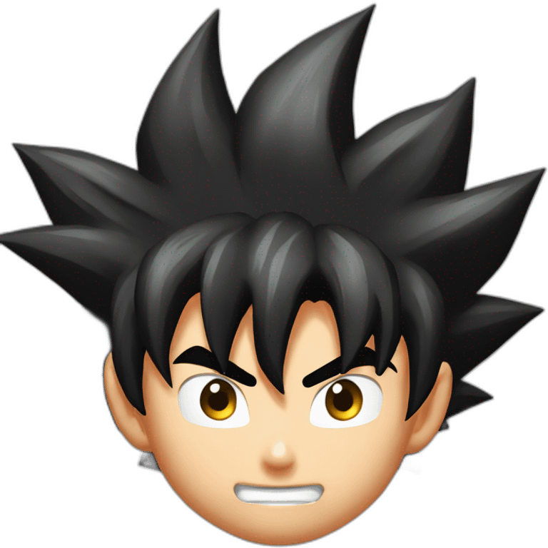 Son goku noir emoji