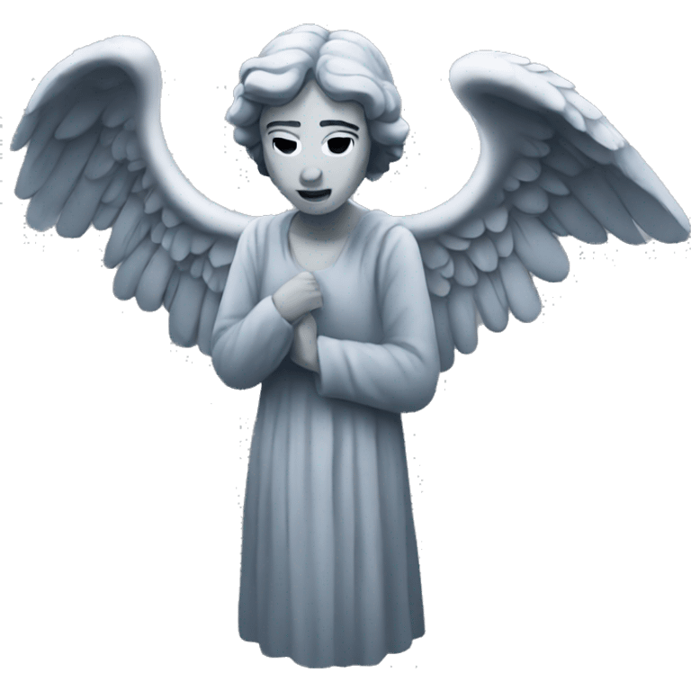 Weeping angel emoji