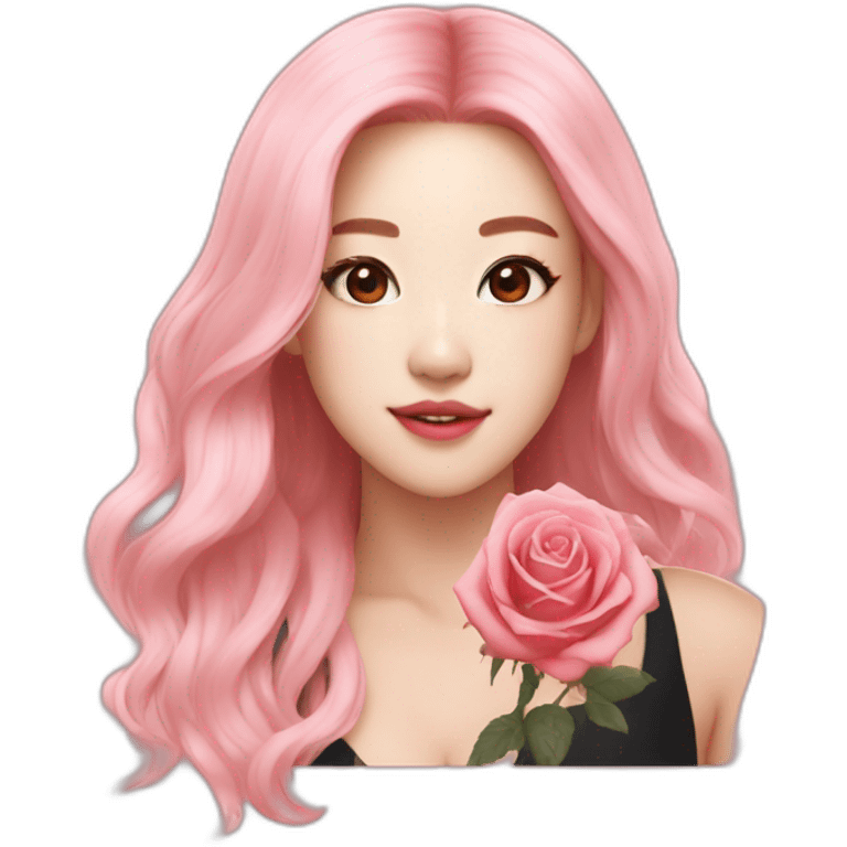 Rosé from blackpink emoji