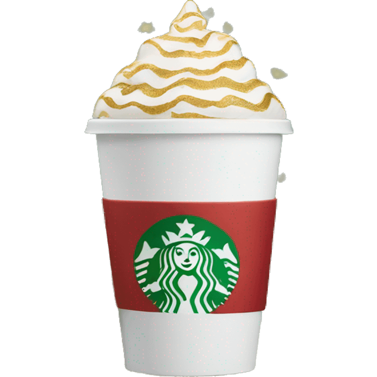 Starbucks holiday cup emoji